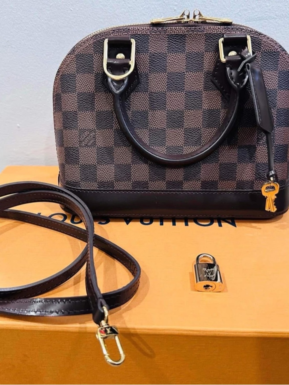 Louis Vuitton Damier Ebene — Brown/Tan